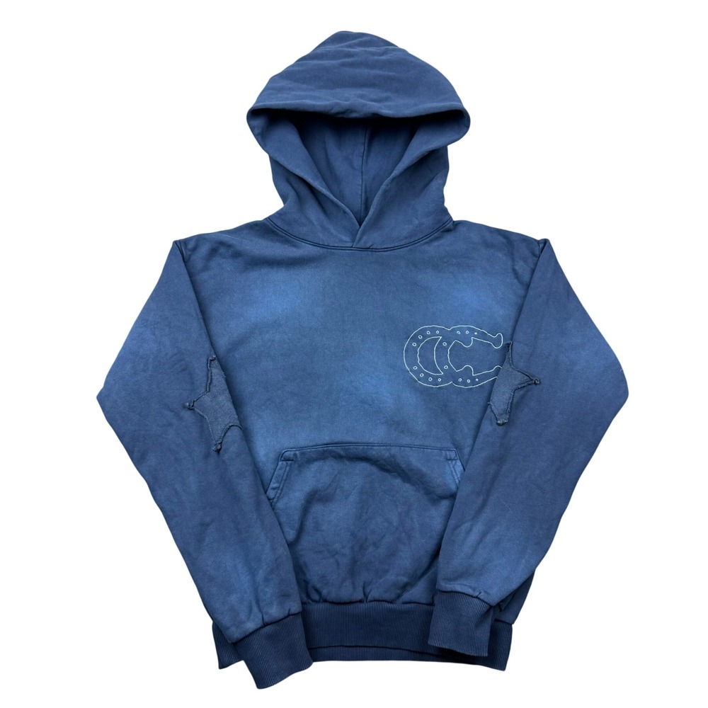 Beyonce Cowboy Carter Tour Live 25 Blue Star Patch Hoodie Size Small Merch
